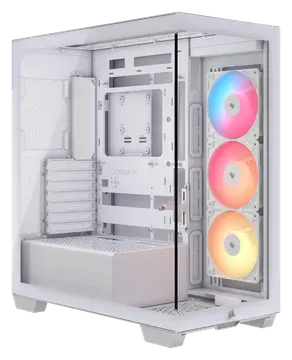 CORSAIR 3500X RS-R ARGB Caja de PC Semitorre con Panel de Cristal Panorámico