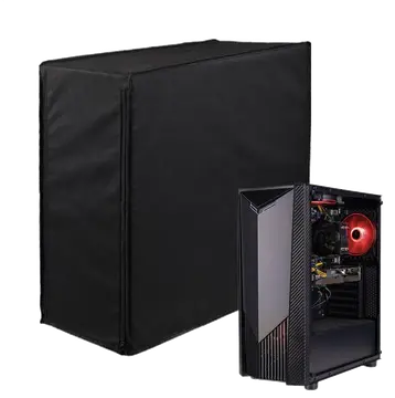 Cubierta antipolvo para computadora de escritorio con cremallera para torre