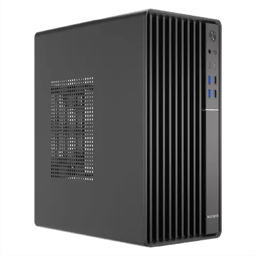 Nuwo Caja de PC compacta QK300 de cuarzo micro-ATX sin fuente de alimentación