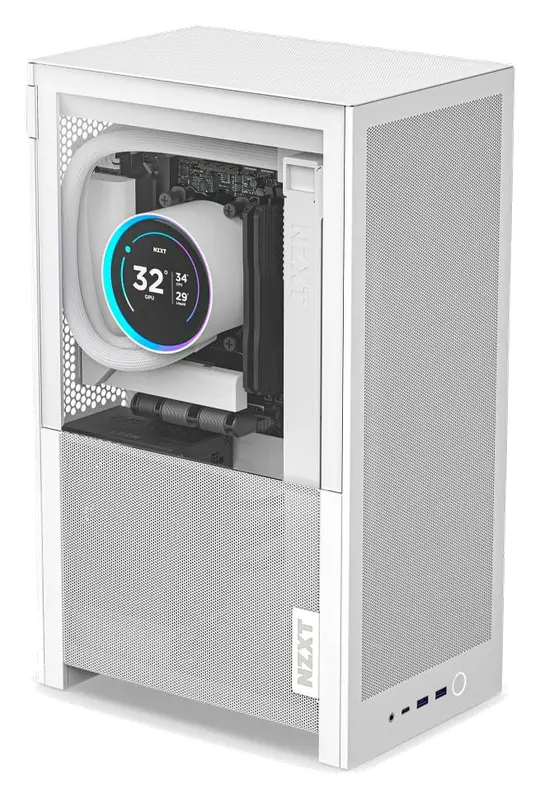 NZXT H2 Flow PC Mini-ITX 20.7L Airflow Blanco