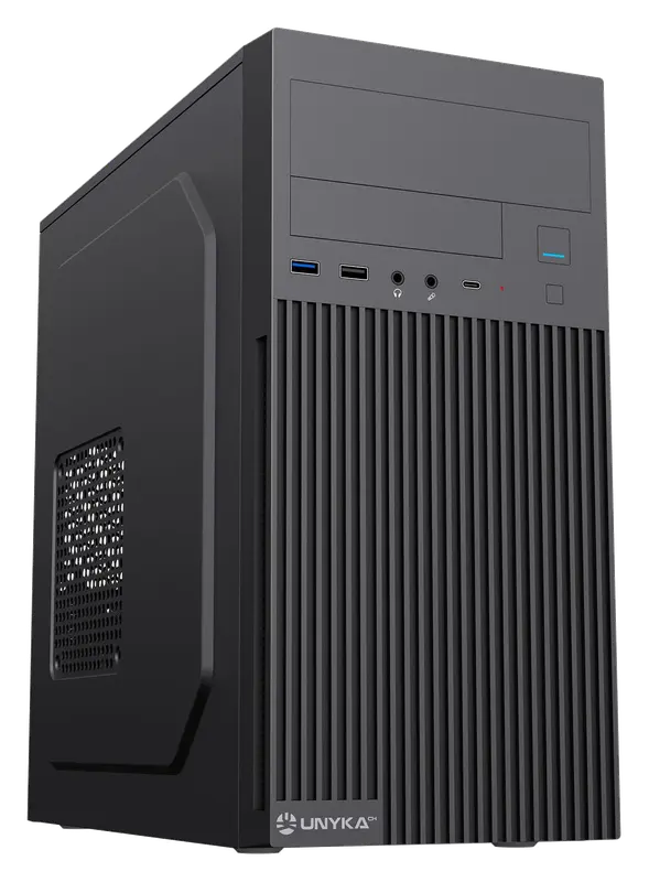 UNYKAch Caja Micro ATX Aero C260 con Fuente de Alimentación 500W
