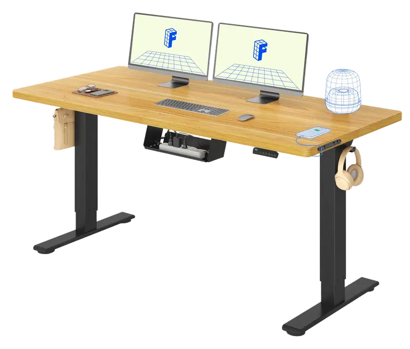 FLEXISPOT Escritorio Elevable Eléctrico 160x80 Doble Motor