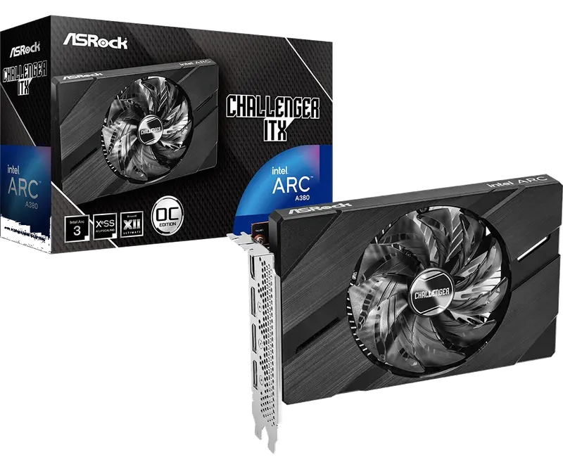 ASRock Intel ARC A380 Challenger ITX 6GB OC