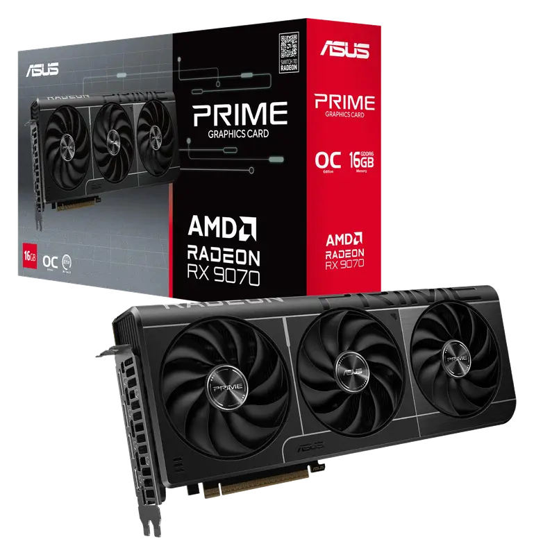 ASUS Prime Radeon RX 9070 EVO OC Edition