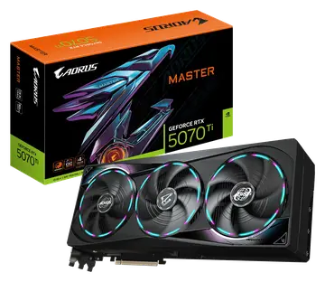 GIGABYTE AORUS GeForce RTX 5070 Ti Master 16G Tarjeta Gráfica