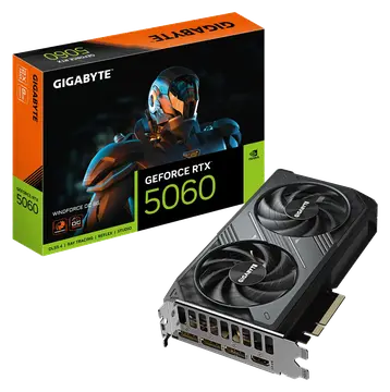GIGABYTE GeForce RTX 5060 WINDFORCE OC 8G Tarjeta Gráfica