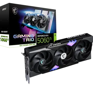 MSI GeForce RTX 5060 Ti 8G Gaming Trio OC Tarjeta Gráfica + Fuente de
