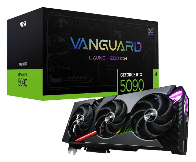 MSI GeForce RTX 5090 Suprime Liquid 32GB GDDR7 Reflex 2 RTX AI DLSS4