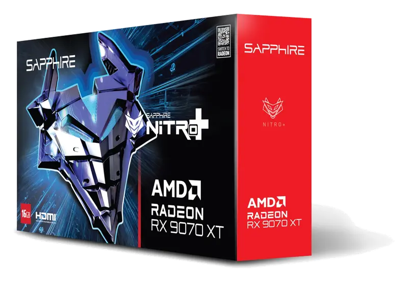 Sapphire Nitro+ AMD Radeon RX 9070 XT Gaming OC 16GB Dual HDMI/Dual DP