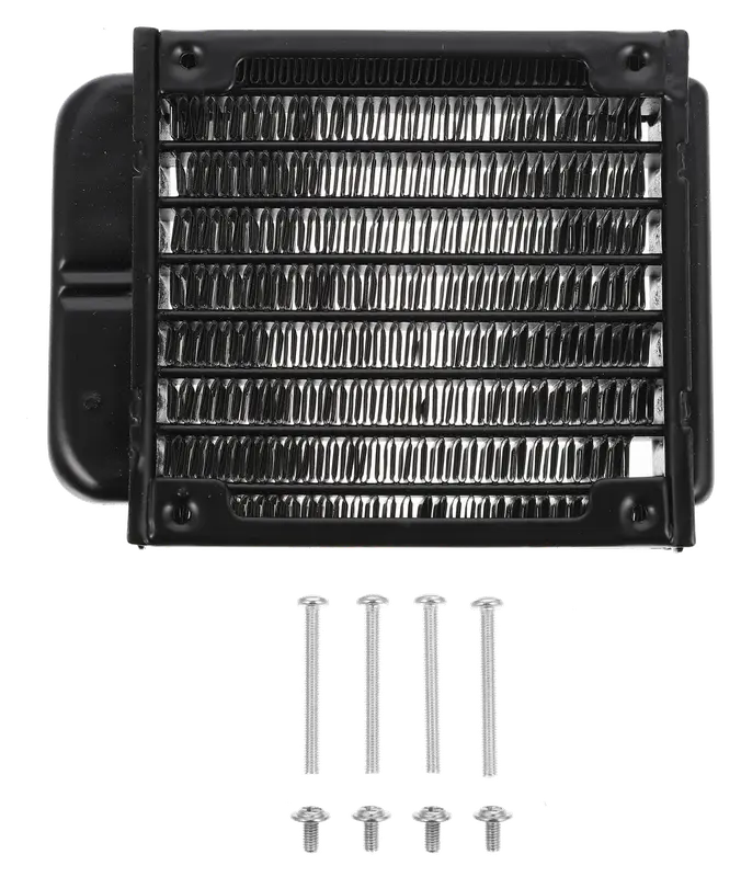 Aluminio Radiador de Refrigeración Líquida para CPU Negro