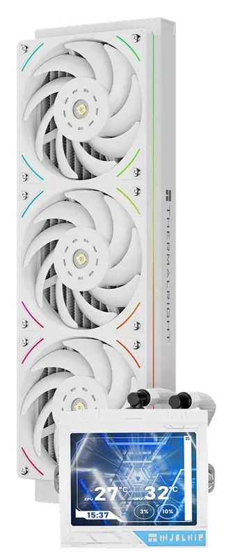 TR Mjolnir Vision 360 UB PRO ARGB White CPU Liquid Cooler with TL-UB36W PWM Fan