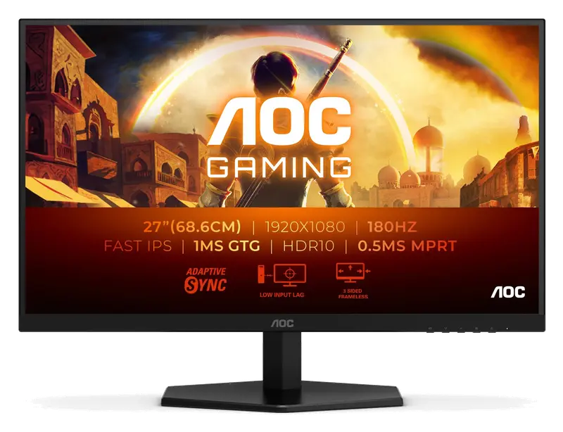 AOC 27G42E Gaming Monitor 27 Pulgadas 180Hz Panel Fast IPS