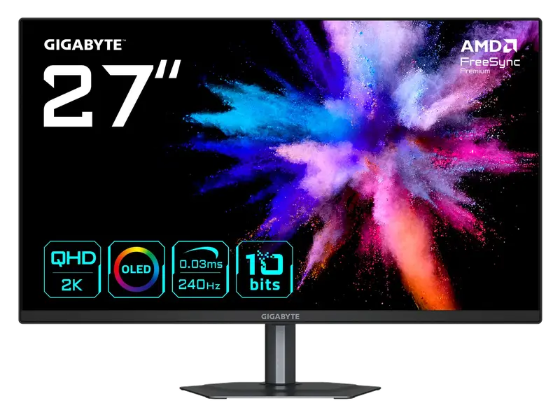 GIGABYTE GO27Q24 27” Monitor Gaming OLED 2K QHD
