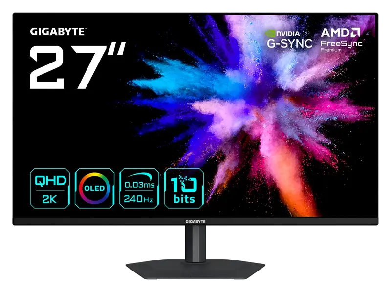 GIGABYTE GO27Q24A Monitor Gaming OLED 27” 2K QHD