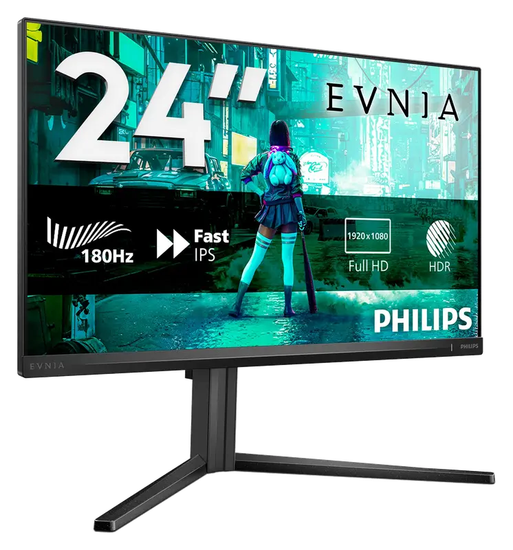 PHILIPS Evnia 24M2N3200AM Gaming Monitor 24 Pulgadas 180Hz Panel Fast IPS