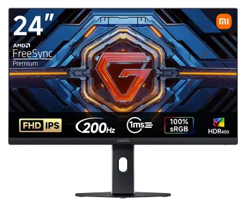 XIAOMI Monitor Gaming 24Pulgadas,200Hz,1ms GTG,FreeSync Premium,P24FDA-RGGL