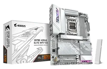 GIGABYTE X870E AORUS Elite WIFI7 Ice Placa Base