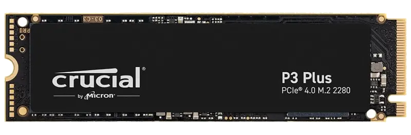 Crucial P3 Plus 500GB M.2 PCIe Gen4 NVMe Interne SSD