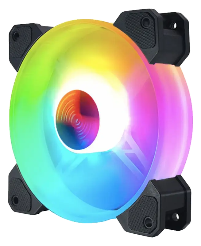 6 Piezas Ventilador de Refrigeración de PC 120mm Rgb Silencioso