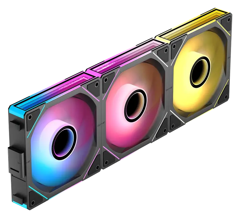 TZMRIT Ventilador Interstelar V1 RGB UNI 120mm 3 Piezas 2000RPM/58.36CFM Espejo